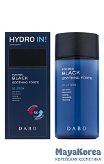 DABO For Man Black Soothing Force 5X Lotion, 160ml Смягчающий лосьон после бритья для мужчин, 160мл, DABO