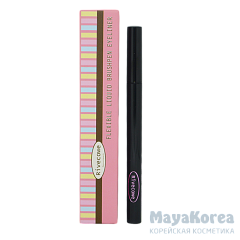 [RIVECOWE Beyond Beauty] Подводка для глаз ЧЕРНАЯ Flexible Liquid Brushpen Eyeliner, 0,55 гр