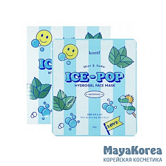 Koelf Маска гидрогелевая для лица c мятой и содой – Mint&soda hydrogel face mask, 30г